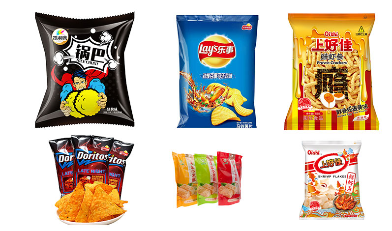 RL-GD-200R/260R/320R休閑食品爆米花系列全自動包裝機(jī)樣品