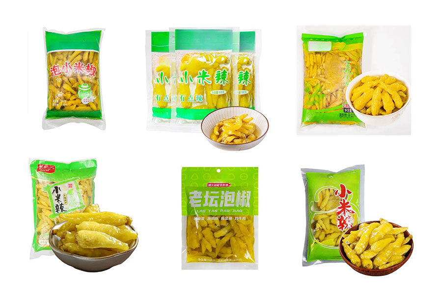 R L-GD10-ZK12-160/10-200小米辣全自動包裝機(jī)樣品