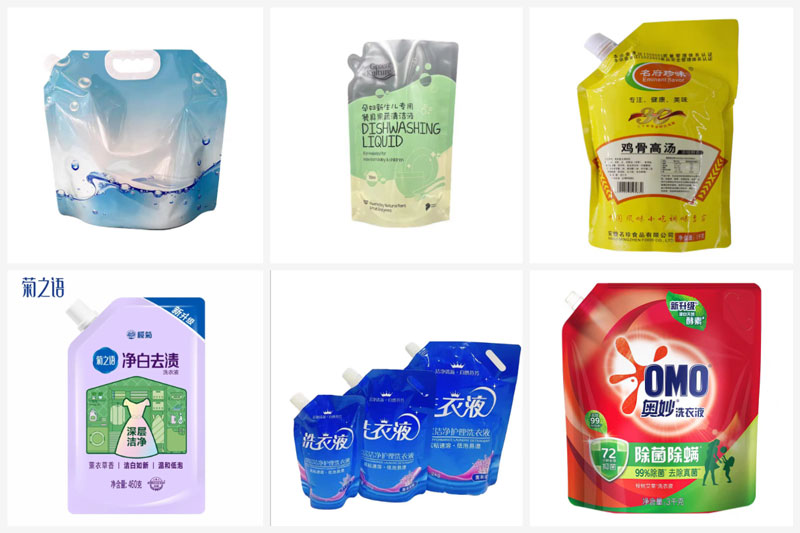 RL-GD8-300D壺嘴袋液體包裝樣品