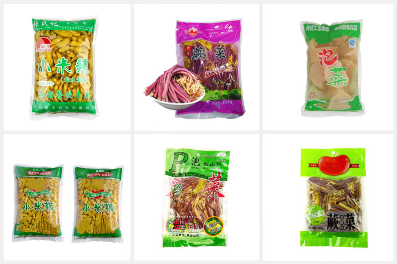 RL-GD8-200R/250R/300D蕨菜全自動包裝機(jī)樣品